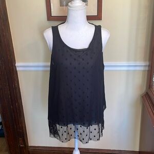 New York & Company Mesh Tank